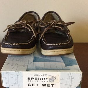 Sperry top-sider, bluefish 2 eye chocolate